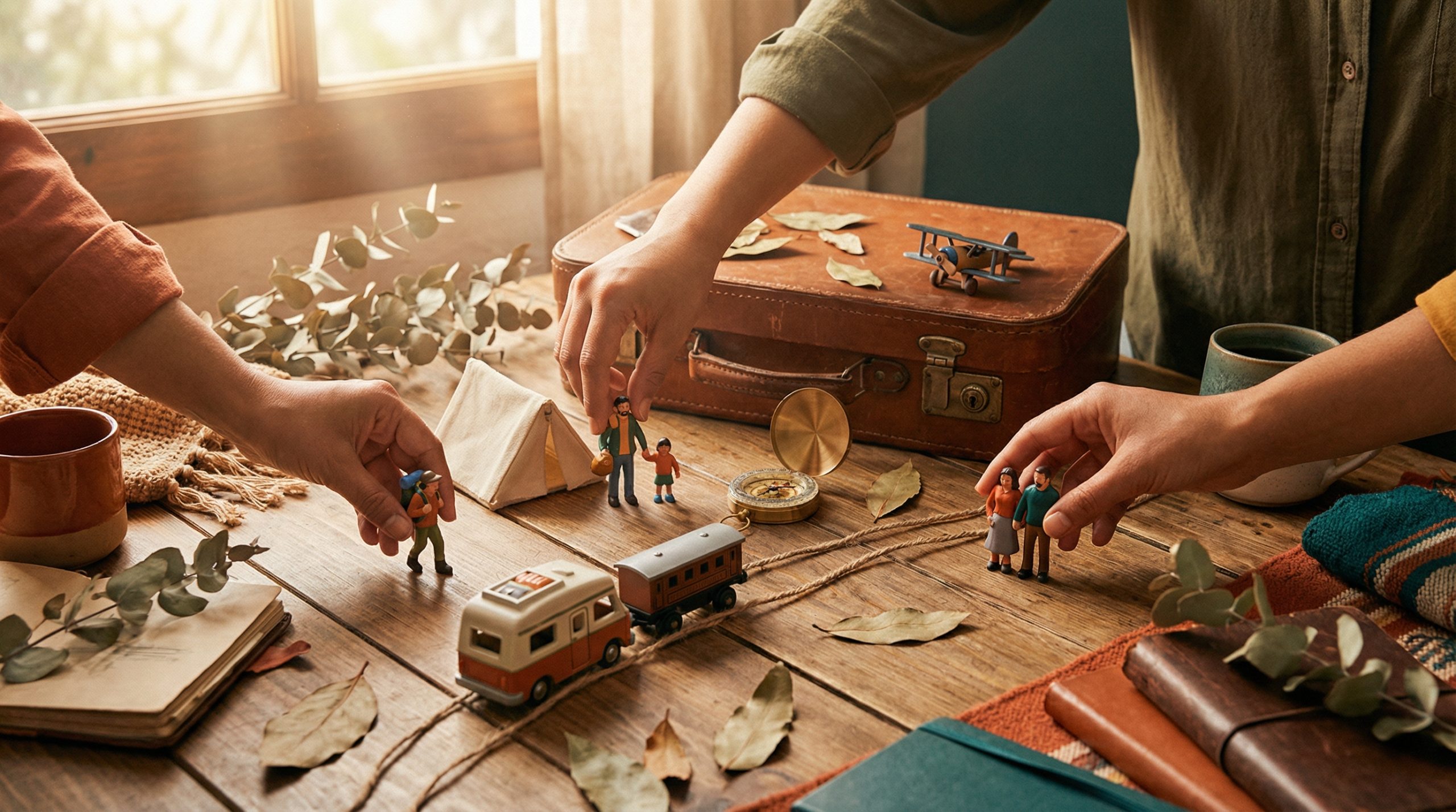 Conflito zero — alinhe Formas de Viajar à sua companhia