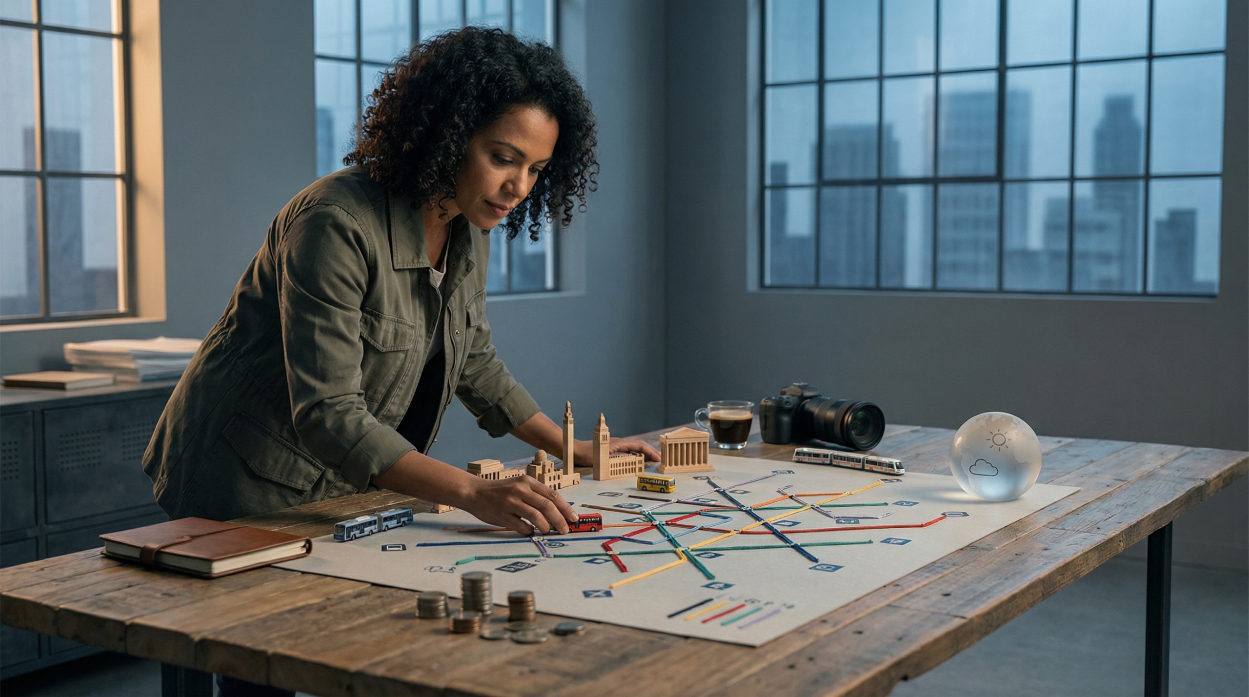 Avalie a logística de Destinos pelo Mundo — sem romantismo